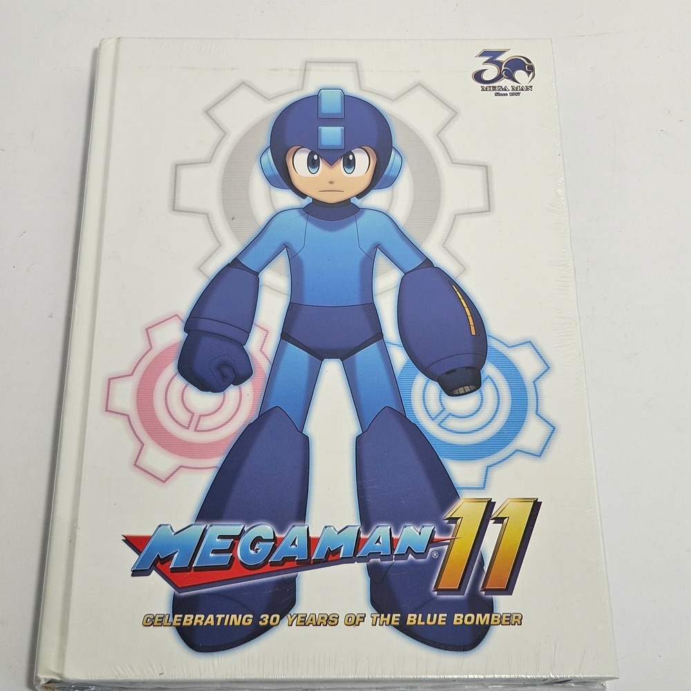 Mega Man 11 Collector's Edition Guide Prima Games Hardcover New Sealed Art Print